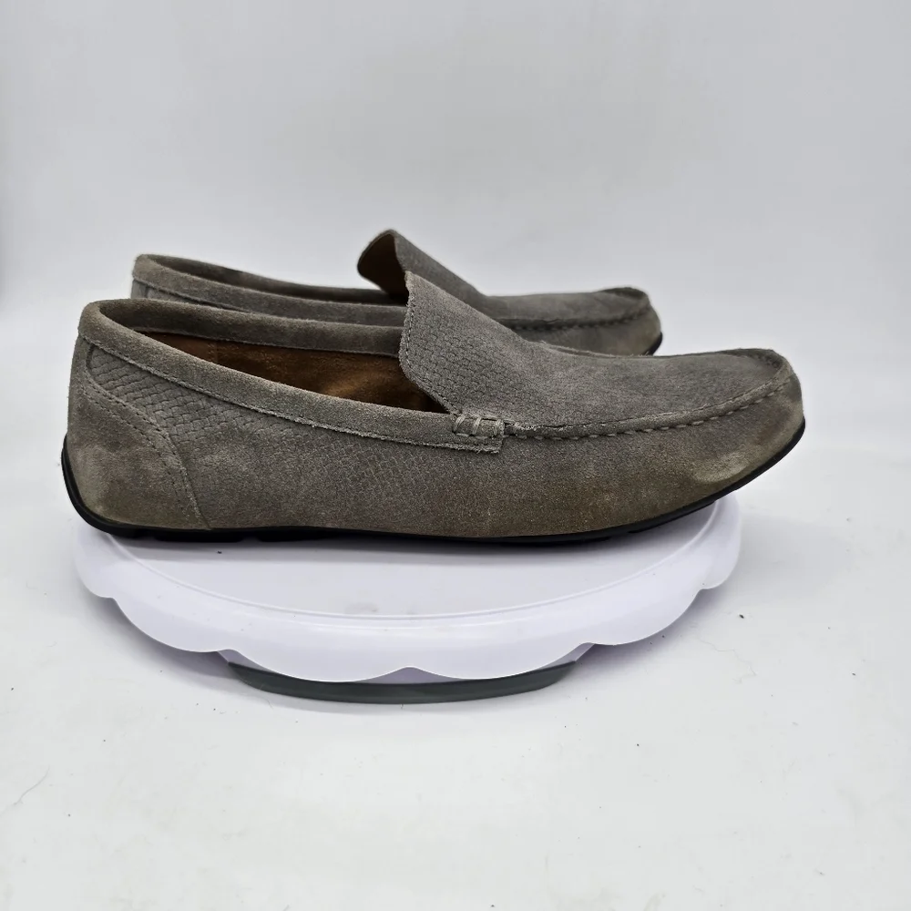Alfani Shoe Men’s 10 M Casual Kendric Textured Drivers Grey